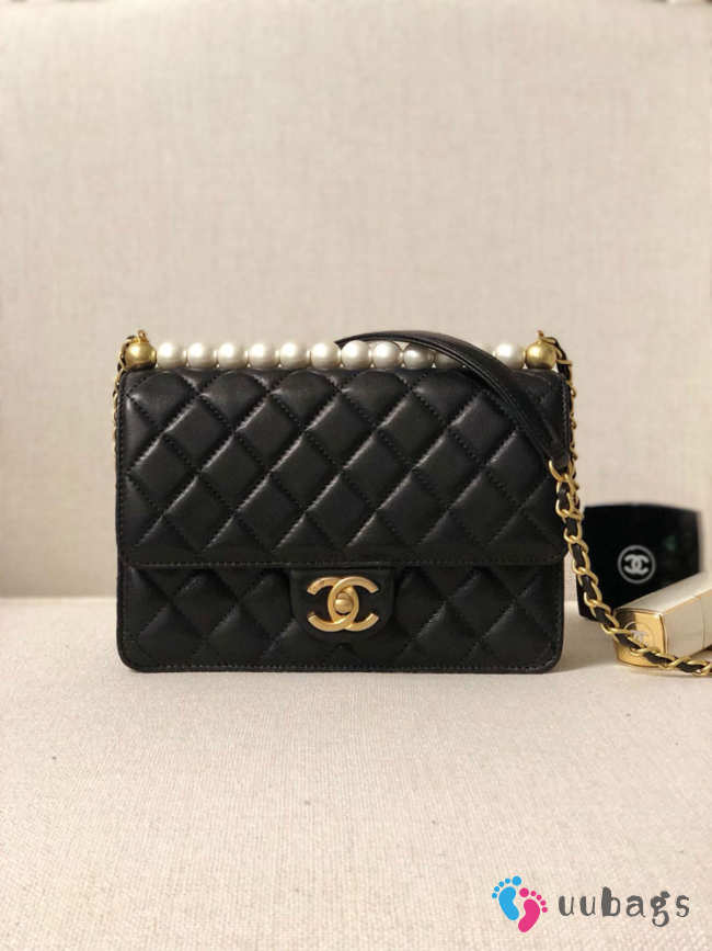 Chanel Woc Pearl rhombic Classic Flap Bag  - 1