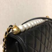 Chanel Woc Pearl rhombic Classic Flap Bag  - 6