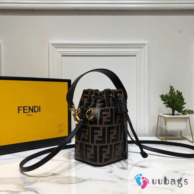 Fendi Mon Tresor brown leather mini-bag - 1