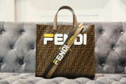 2019 Fendi  FF shopping bag brown - 1