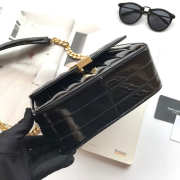 YSL VICKY SHOULDER BAG BLACK  20.5cm - 2