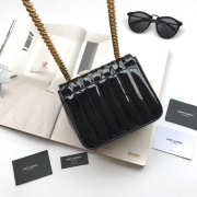 YSL VICKY SHOULDER BAG BLACK 17.5cm - 5