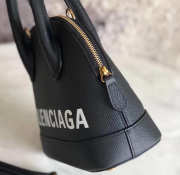 BALENCIAGA VILLE TOP HANDLE XXS BLACK BAG - 2