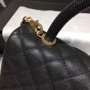 Chanel Flap Bag With Top Handle Black - 2