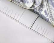 DIOR 30 MONTAIGNE CALFSKIN BAG WHITE - 3