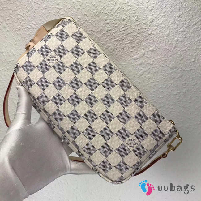 LV POCHETTE ACCESSOIRES Damier Azur Canvas 22.5CM - 1