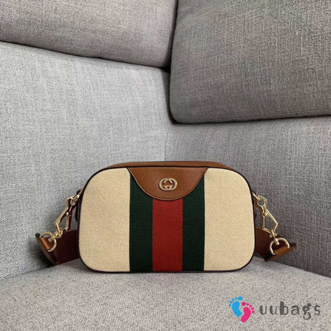 Gucci Vintage canvas shoulder bag - 1