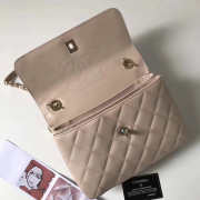 Chanel Trendy CC Flap Top Handle Beige Bag with Gold Hardware - 3