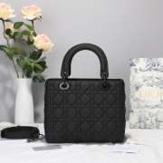 LADY DIOR BLACK ULTRA-MATTE BAG SO BLACK - 4