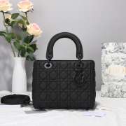 LADY DIOR BLACK ULTRA-MATTE BAG SO BLACK - 2