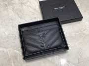 YSL Card Holder Black Silver & Gold & all Black - 5