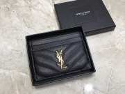 YSL Card Holder Black Silver & Gold & all Black - 1