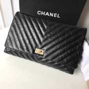 Chanel Palm print calfskin clutch - 5