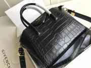 GIVENCHY SMALL ANTIGONA BAG IN CROCODILE EFFECT LEATHER - 5