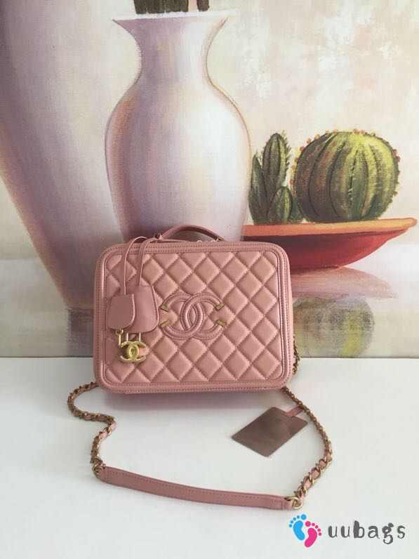 Chanel Vanity Bag Pink - 1