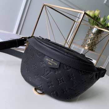 Louis Vuitton M43644 Black Bum Bag 37x14x13cm