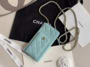 Chanel Phone Purse blue - 6