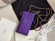 Chanel Phone Purse purple - 1