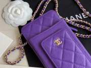 Chanel Phone Purse purple - 2