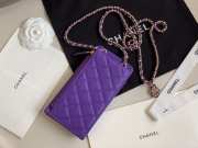 Chanel Phone Purse purple - 5