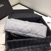 Chanel 19 flap bag Grey 30cm - 6