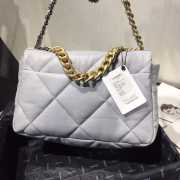 Chanel 19 flap bag Grey 30cm - 5