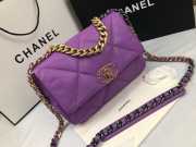 Chanel 19 Flap Bag Purple 26cm - 5