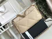 Chanel 19 Flap small Bag Beige 26cm - 3