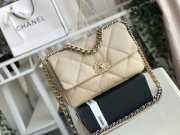 Chanel 19 Flap Medium Bag Beige 30cm - 1