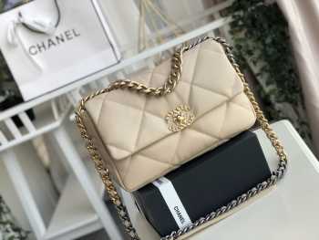 Chanel 19 Flap Medium Bag Beige 30cm