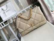 Chanel 19 Flap Large Bag Beige 36cm - 1