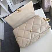 Chanel 19 Flap Large Bag Beige 36cm - 4