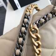 Chanel 19 Flap Large Bag Beige 36cm - 2