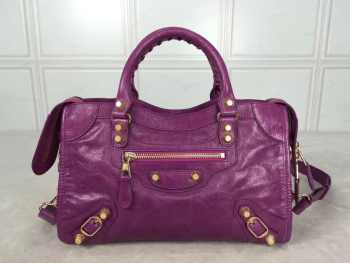 Balenciaga motorcycle bag Purple