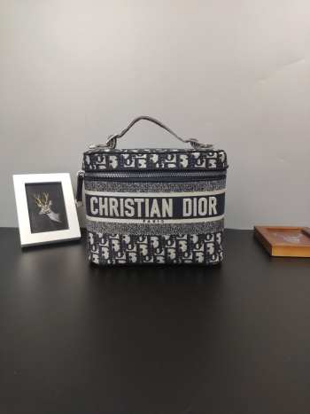 Dior Oblique Vanity Bag 28x20.5x15.5cm