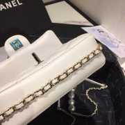 Chanel CF Mini Pear Bag white 18cm - 4