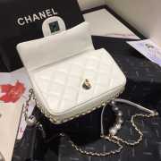 Chanel CF Mini Pear Bag white 18cm - 5