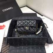 Chanel CF Mini Pear Black Bag 18cm - 1