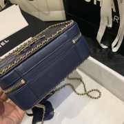 Chanel Vanity Case Navy Small black 18cm - 3