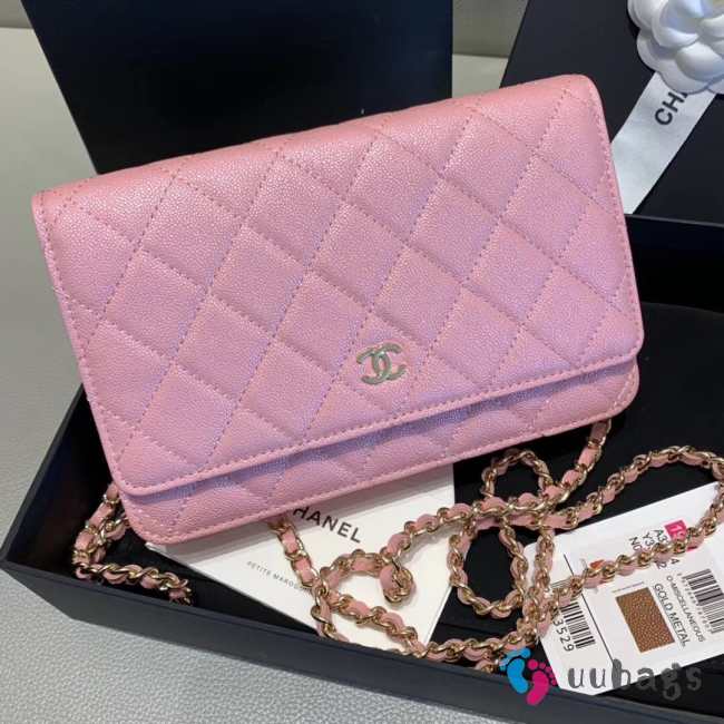 Chanel WOC with Gold hardware pink 19cm - 1