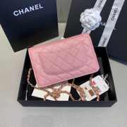 Chanel WOC with Gold hardware pink 19cm - 4