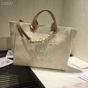 Chanel Deauville Tote Bag White - 2