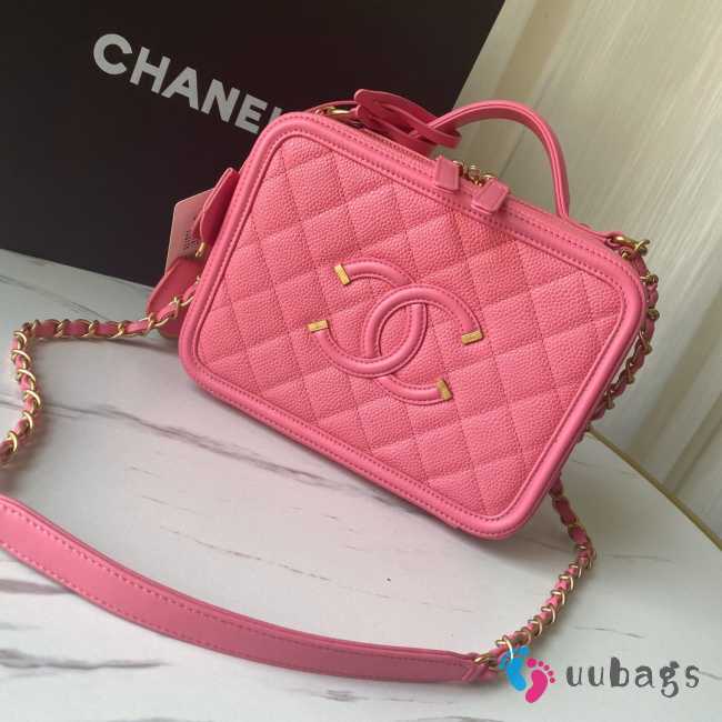 Chanel Vanity Bag pink 21cm - 1