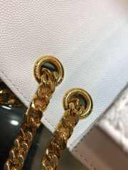 YSL ENVELOPE White MEDIUM BAG  - 5