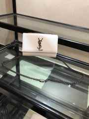 YSL MONOGRAM KATE IN WHITE - 1