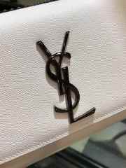 YSL MONOGRAM KATE IN WHITE - 3