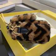 Fendi Baguette MIini Brown Sheepskin Bag 18.5x4.5x12cm - 5