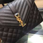 YSL ENVELOPE MEDIUM BAG GOLD HARDWARE - 3