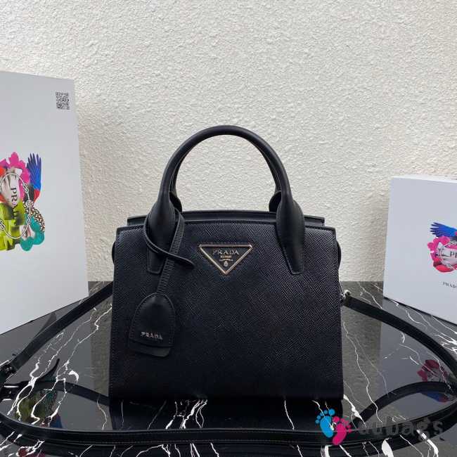 Prada Saffiano Tote in Black  - 1