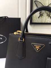 Prada Saffiano Large Tote in Black  - 6